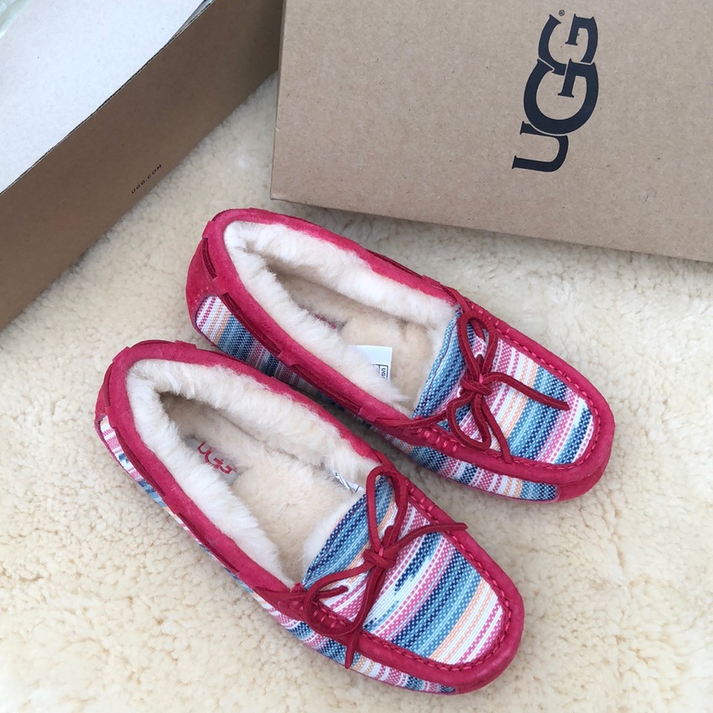 UGG rainbow stripes slippers - Picture 1 of 6